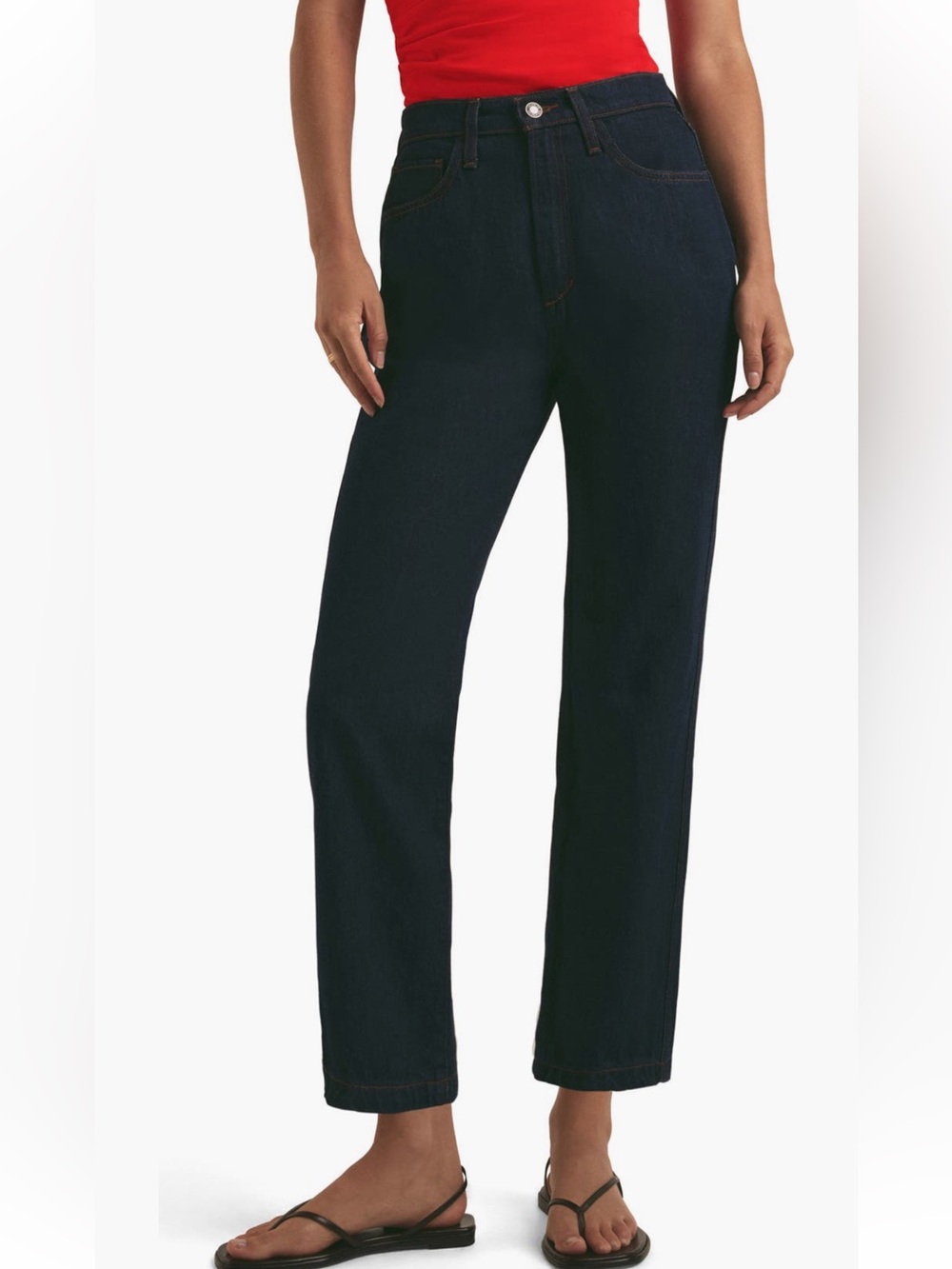 NWT Favorite Daughter High Waist Straight Leg Jeans Size 27
